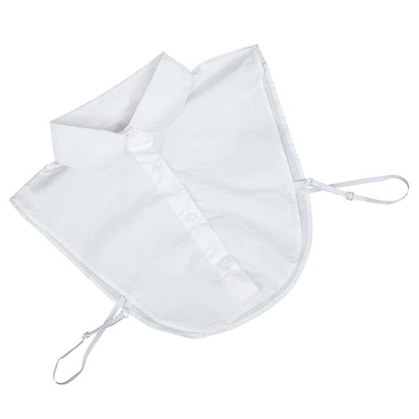 

bow ties 1 pc false collar shirt cotton white clothes fake, Black;gray