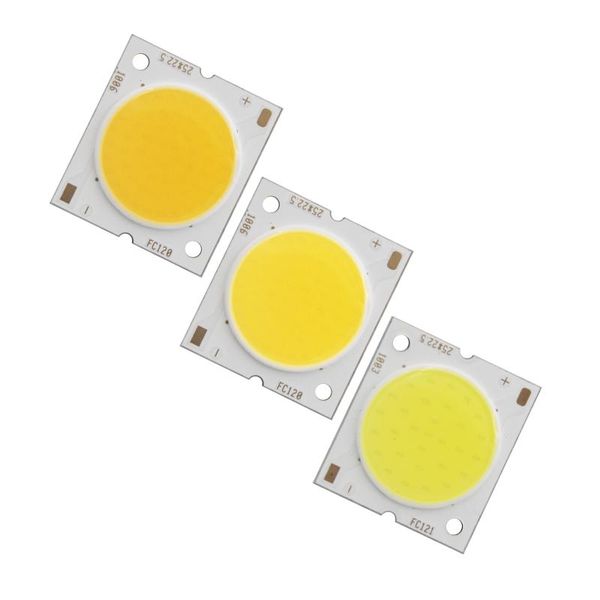 

bulbs [sumbulbs] 25*23mm led diode chip 10w 30-33v 300ma 1000lm cob light source cold warm nature white for down track lamp