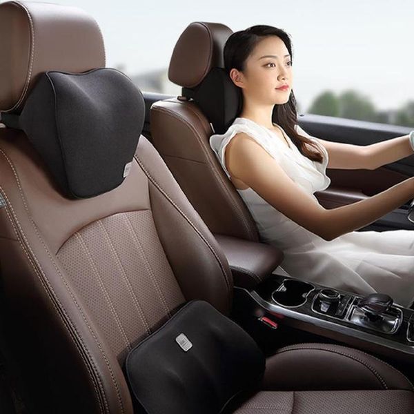

seat cushions 2021 car neck support pillow back headrest simulation human waist accessories travel home office