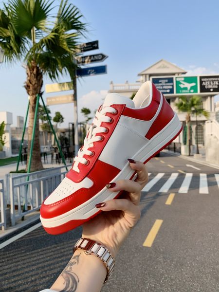 

2023 new women mens casual shoes fashion flowers genuine leather patchwork trainers sneakers runway platform wedges round toe lace up mens l, Black