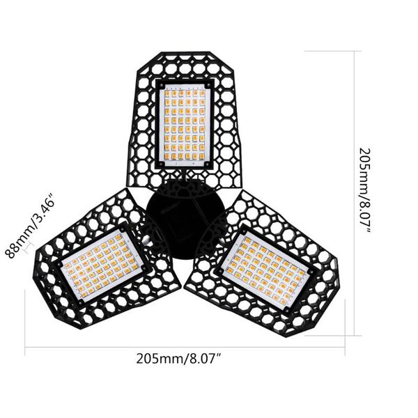 

car headlights led lamp e27 bulb 40/60/80w garage light 110v 220v deform for workshop
