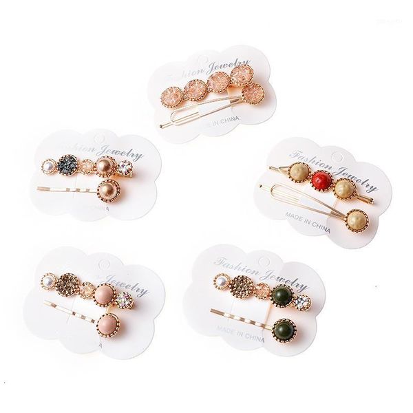 

pcs/set fashion for women girl barrettes hair clip trendy crystal flower hairpins accessories1
