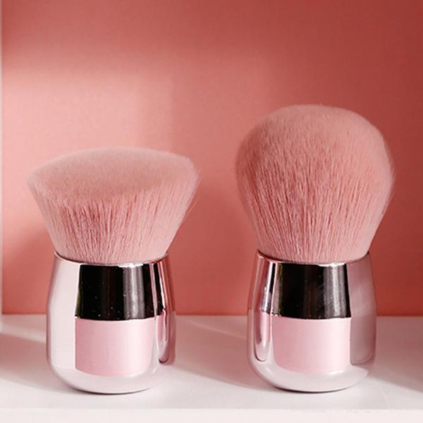 

makeup brushes 1pc fiber soft powder brush portable fashion blusher mushroom head short handle cosmetics skin care