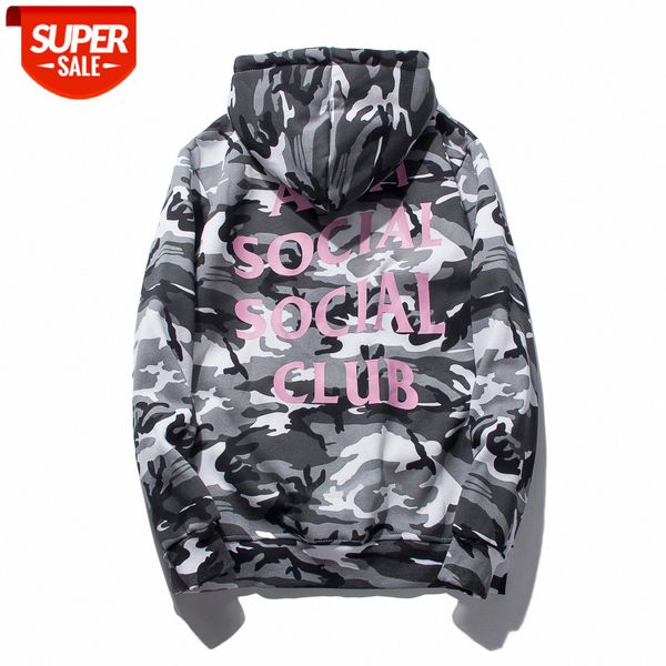 

ac series basic camouflage letter printing plus velvet student couple hooded sweater men #kl6o, Black