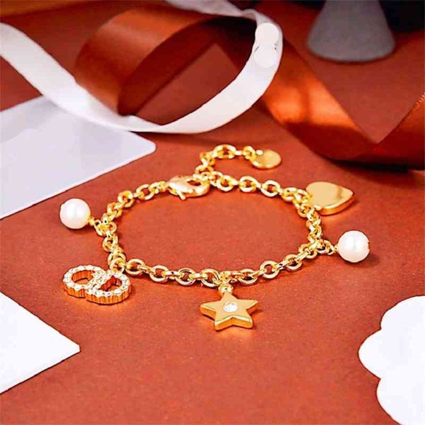 

75%off outlet 2021d necklace bracelet pearl star heart accessories clavicle chain bracelet necklace gijj, Silver