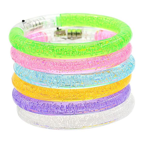 

party decoration flash wristband led light bracelet christmas glowing luminous