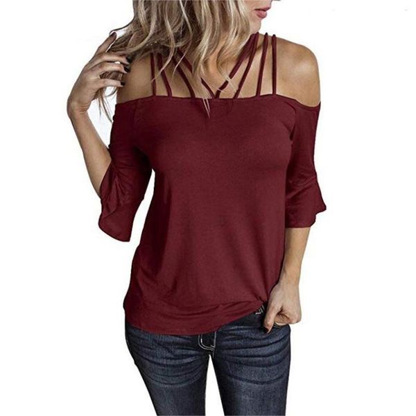 

women's t-shirt fashion casual quick autumn ladies solid color, White