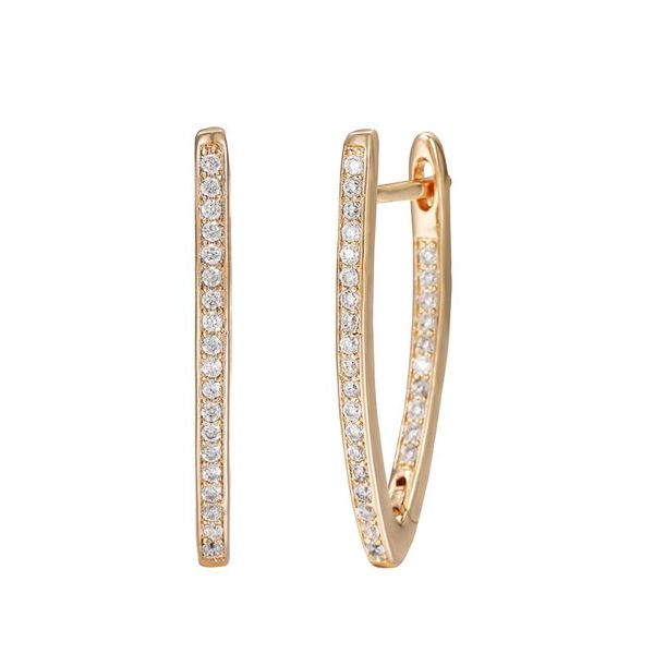 

stud harong mini studs earrings romantic jewelry party delicate natural zircon woman girls gift engagement geometry copper earring, Golden;silver