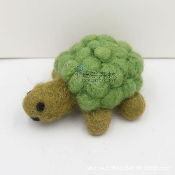 

woolen felt tortoise ornament animal doll craft decoration ornament scenic spot, Blue