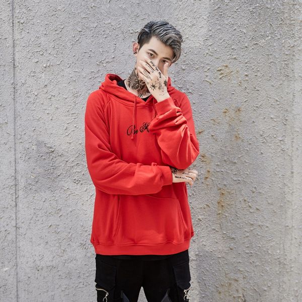 

fashion spring graffiti smiley black white splicing sweater men's hoodies & sweatshirts women hip hop street dance bboy loose coat tide