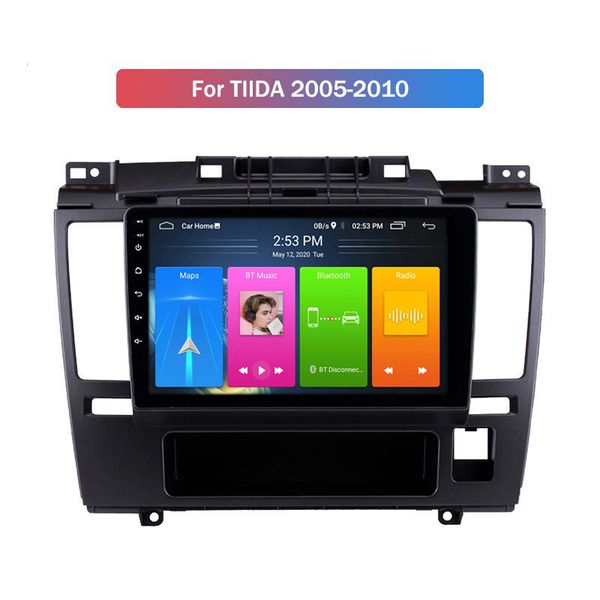 

2g rom 32g ram 9 inch android 10 gps video car dvd player for nissan tiida 2005-2010 built-in radio bt wifi