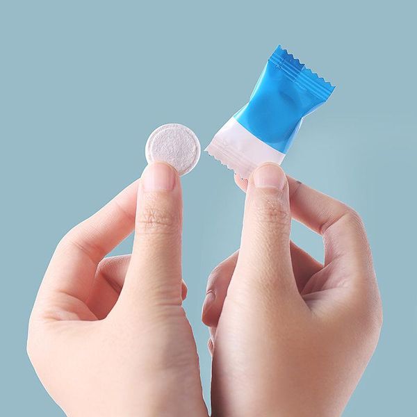 

towel 50pcs/bag disposable compressed mini portable travel dry face for outdoor j2y