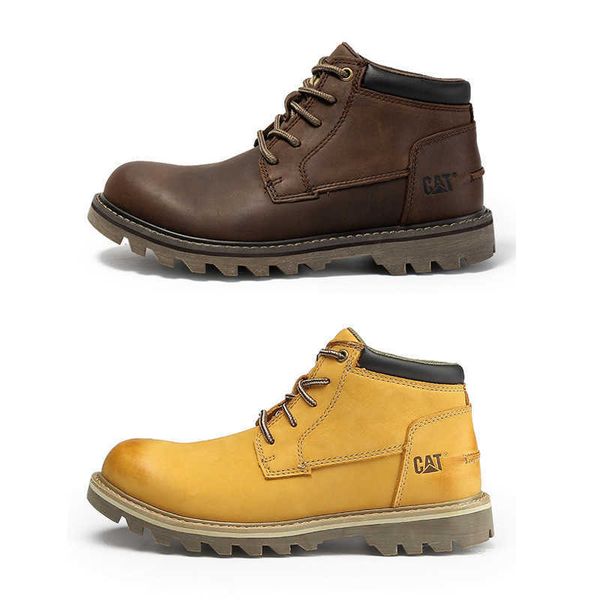 

men's shoes martin boots men's work british trend versatile high boots, Black