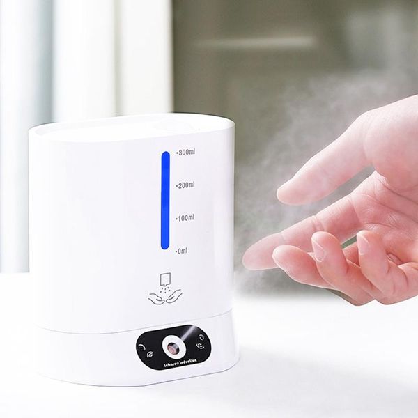 

liquid soap dispenser 300ml automatic touchless sensor hand detergent deskinfrared sprayer for bathroom kitchen