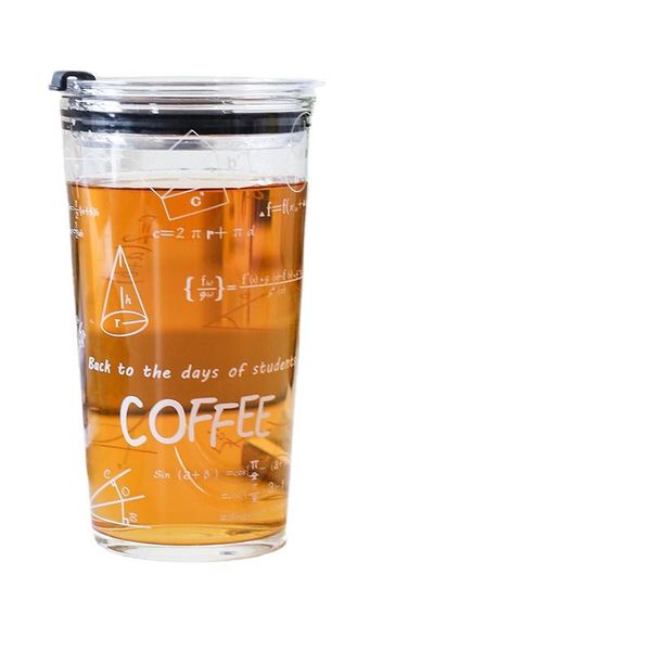 

mugs glass breakfast cup coffee tea milk mug large capacity portable cups water with straw for kids copo infantil a