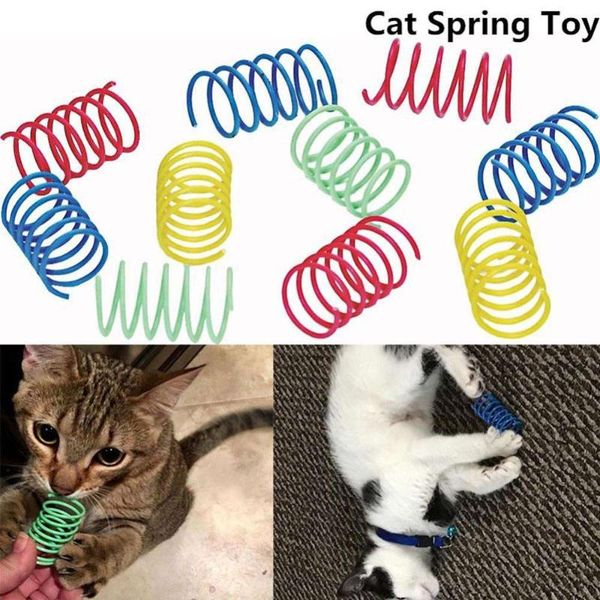 

cat toys westcoolpet 10pcs funny kitten playing toy durable bright color springs pet supplies