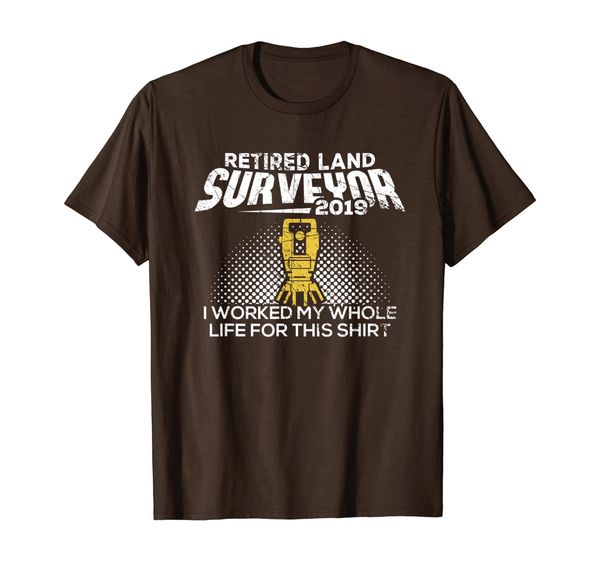 

Retired Land Surveyor Shirt Land Surveying Retirement Tee, Mainly pictures