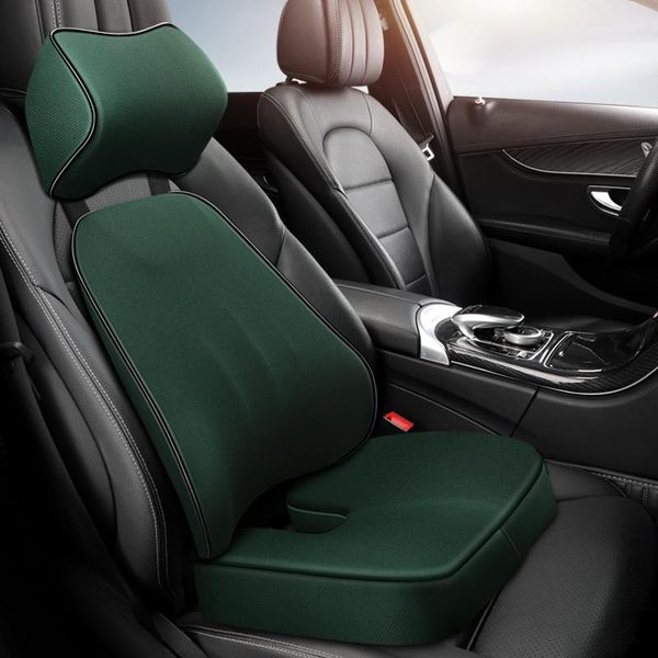 

seat cushions car memory foam cervical pillow lumbar support office chair backrest tailbone cushion