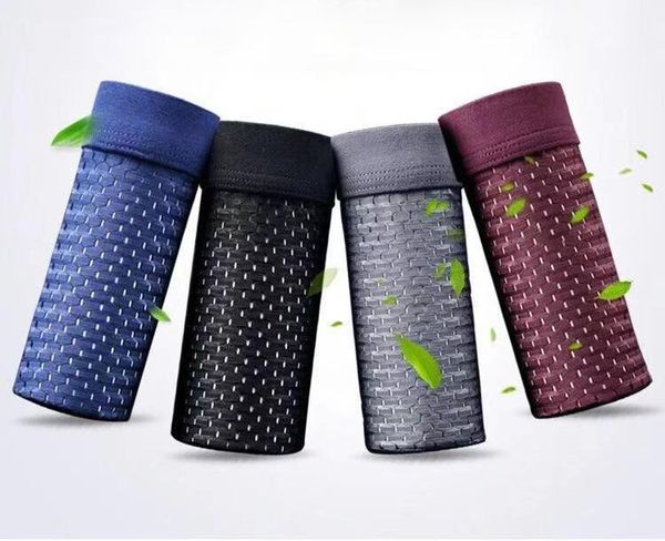 

underpants men's panties male pack shorts boxers briefs microfiber underwear slip homme calzoncillos bamboo hole, Black;white