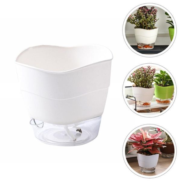 

planters & pots 2pcs self watering plant pot automatic planter with absorbent rope