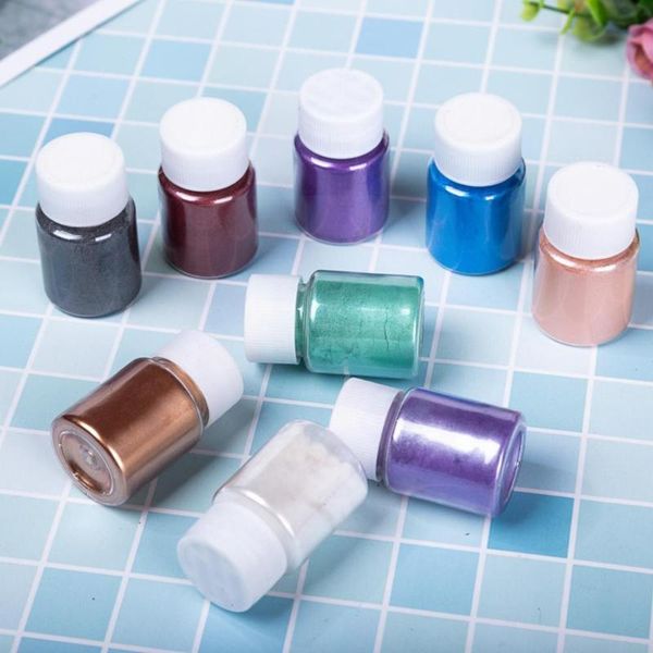 

nail art kits 10g epoxy resin colorant glitter marble metallic pigment pearl texture dye metal powder mirror mold u3l6