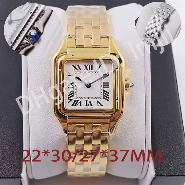 

lmjli-2021 montre de luxe women watches new fashion 22*30mm dial gold/silver stainless steel quartz lady watch with diamond, Slivery;golden