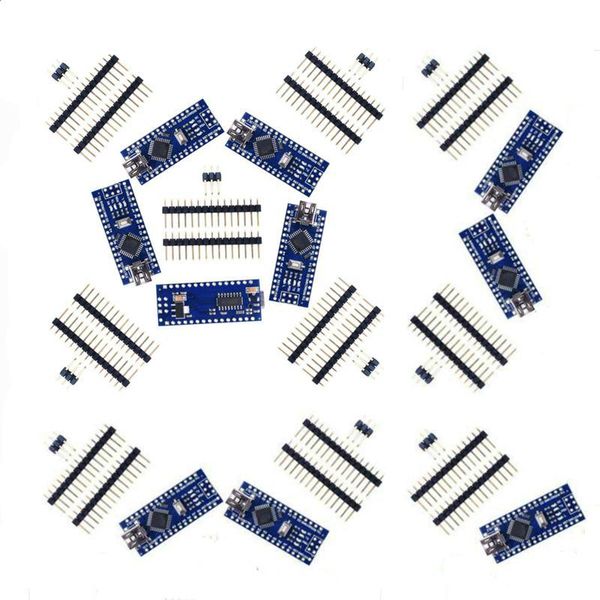 

video cables & connectors 10x nano v3 module atmega328 p ch340g 16mhz miniusb compatible arduino