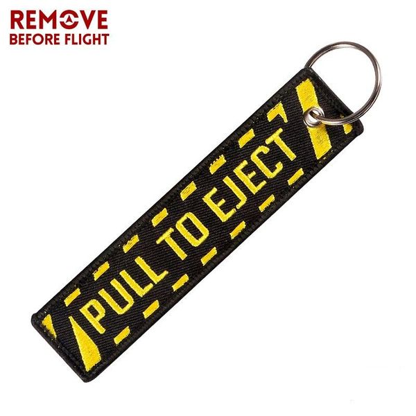 

keychains aviation gifts keychain pull to eject embroidered key chain fashion car chains embroidery fob oem, Silver