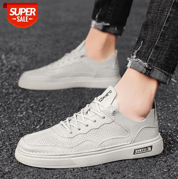 

hollow shoes men breathable men's trendy white all-match casual #ks72