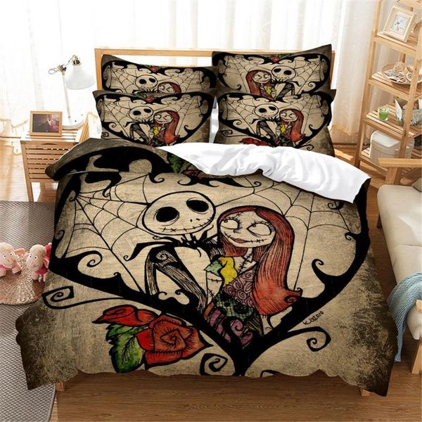 

bedding sets 3d couples set  duvet cover bed cotton bedroom