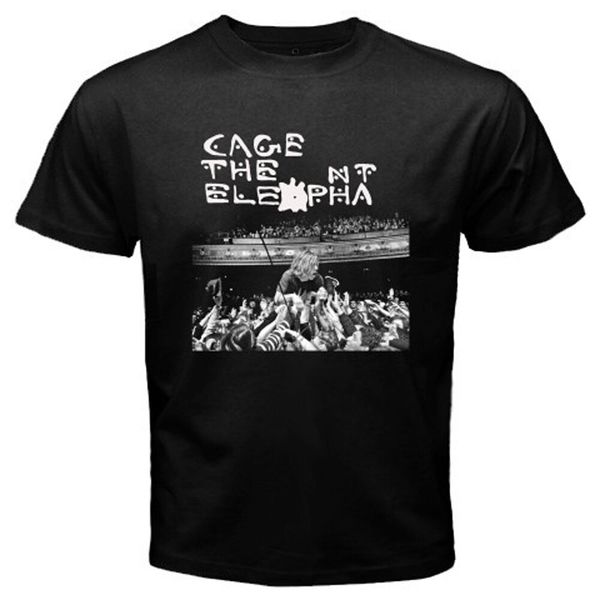 

new cage the elephant men's black t-shirt size s to 3xl, White;black