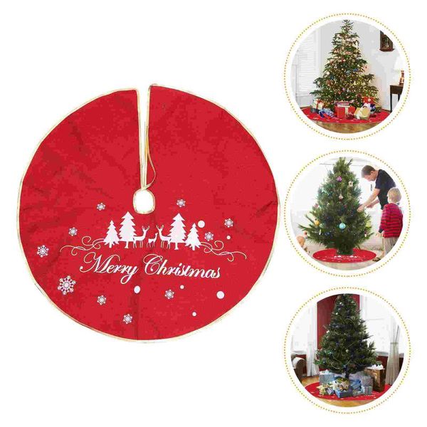 

christmas decorations tree supply bottom skirt xmas apron adornment