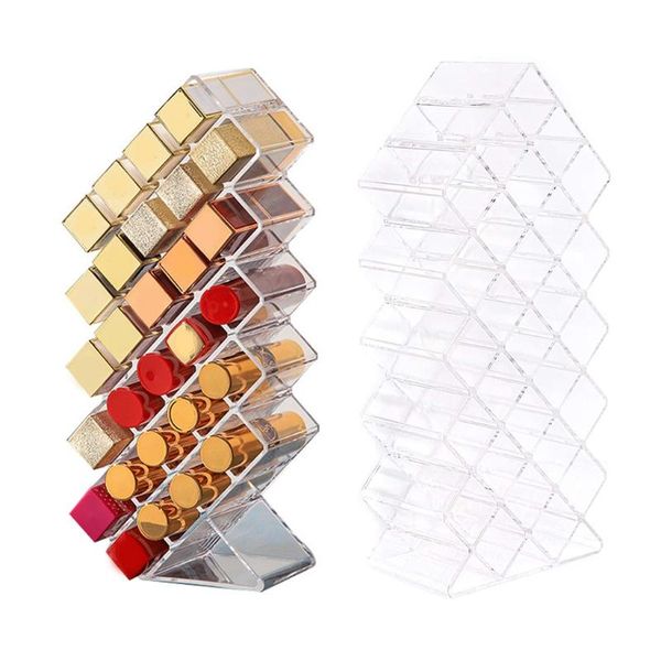 

grids cosmetic lipstick jewelry box case storage ps makeup boxes & bins