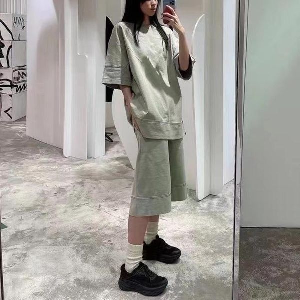 

light green couple models oversized short sleeves shirts for women women's t-shirt, White