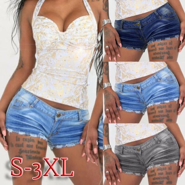 

women's shorts summer fashion jeans perfect daily ripped frayed hole denim casual loose streetwear, White;black