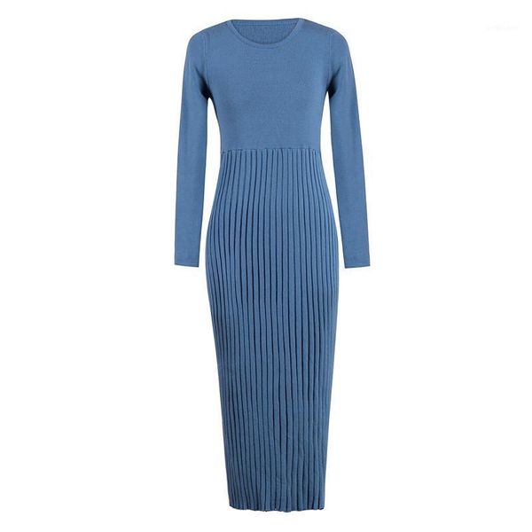 

casual dresses perhaps u blue black o neck long sleeve a line solid draped short dress knee length knitted autumn winter d0801, Black;gray