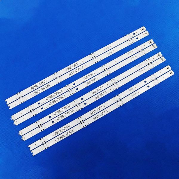 

computer cables & connectors led backlight strip 8 lamp for 49" v16 art3 2452 2453 2551 2552 49uh6500 49uh650v 49uh661v 49uh668v lc490d