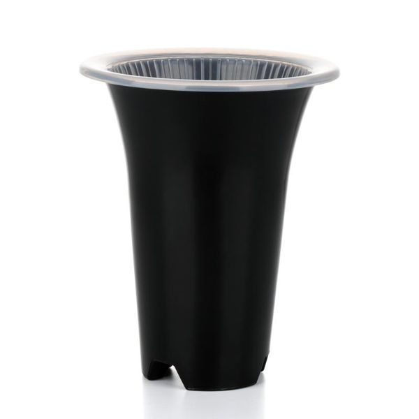 

planters & pots flowers orchids double round plastic indoor flower plant garden shop decoration