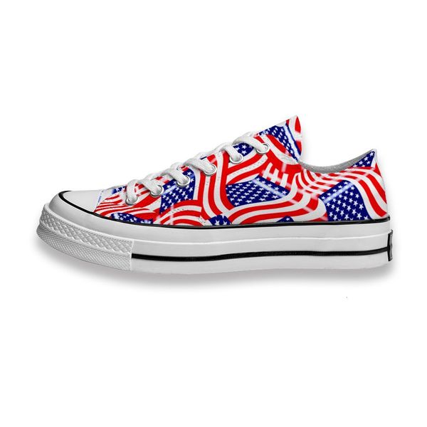 

custom printed shoes wave american flag sneakers low mens womens skateboard sport footwear diy trainers canvas casual shoe