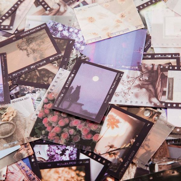 

gift wrap 30pcs travel the world vintage film flower scrapbooking junk journal decorative label stickers diary stationery
