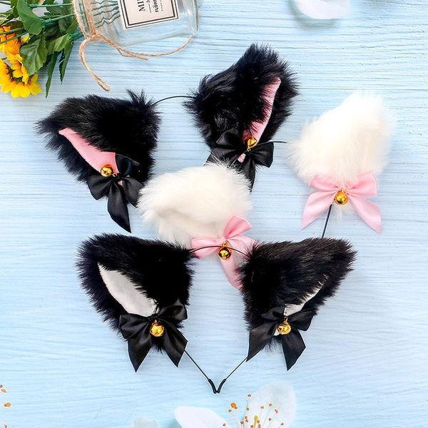 

party masks cute hair accessories fashion lady girl cat ears cosplay head bands lovely charming night club bar clip hairband