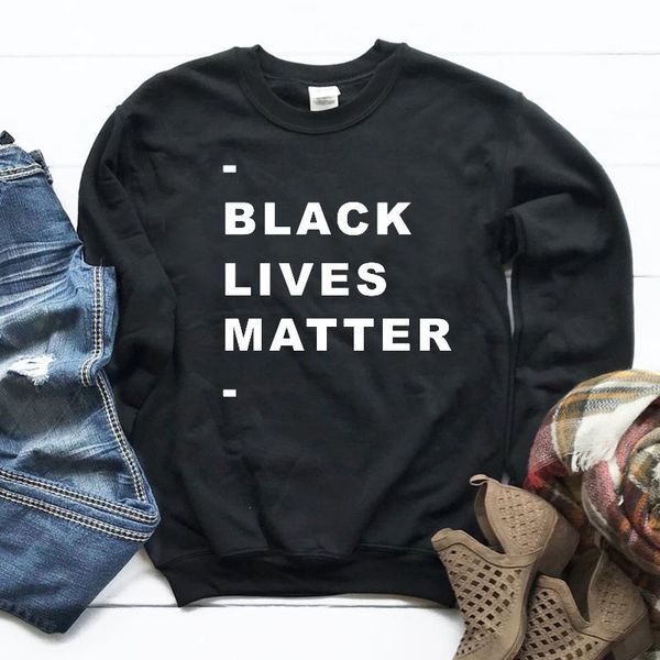 

women's hoodies & sweatshirts black lives matter letter print women sweatshirt crewneck long sleeve jumpers history harajuku hoodie dr