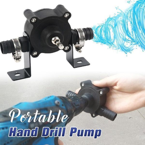

watering equipments portable self-priming pump micro hand electric drill motor water heavy duty centrifugal pumps for home garden