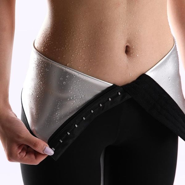 

women's leggings 25# women elastic waist trainer tummy control fitness leggins push up seamless short pants tight, Black