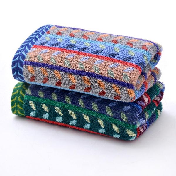 

towel dark for cotton material face wheat spike pattern bathroom 35x75cm