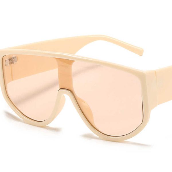 

aviator sunglasses 2021 trend oversize square sunglasses for women kpop punk outdoor colorful glasses vintage retro leopard streetwear, White;black