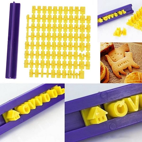 

baking moulds biscuits printing alphabet mold table cookies word cake curling embossing