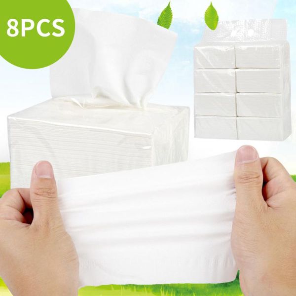 

table napkin 8pc paper towels household napkins toilet facial tissues 135 sheets removable portable makeup remover tissue towel