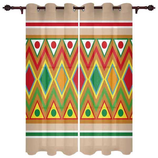 

french window curtainsmexico bohemia geometry living dining room kids bedroom screens modern luxury home decor valance curtains curtain & dr