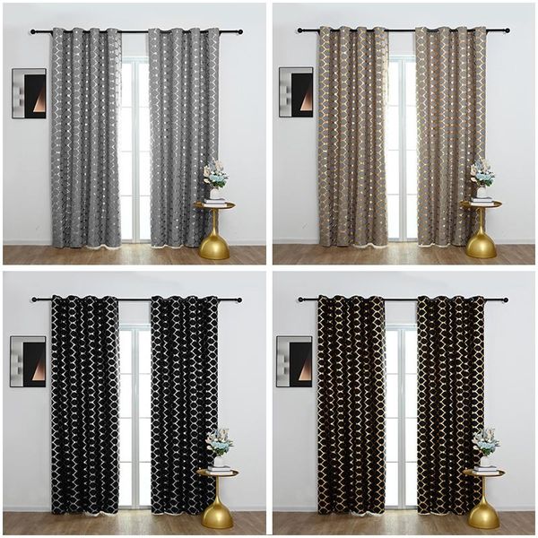 

shading curtain printed window for living room bedroom heat insulation treatment washable drapses home decor & drapes